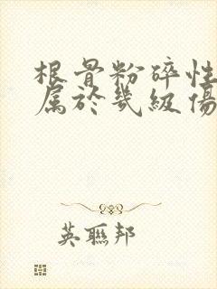 根骨粉碎性骨折属于几级伤残