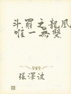 斗罗之龙凰传说 唯一无双