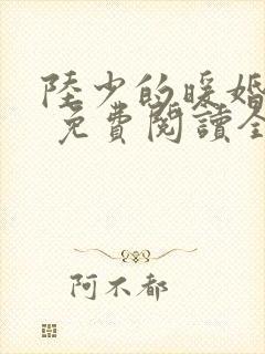 陆少的暖婚新妻 免费阅读全文