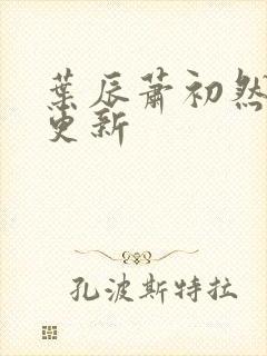 叶辰萧初然超前更新