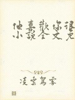 他喜欢你很久了小说全文免费阅读