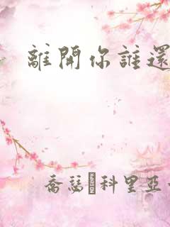 离开你谁还把我