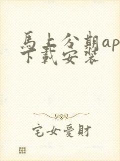 马上分期app下载安装