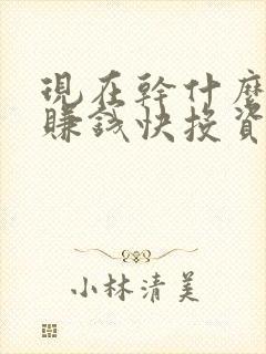 现在干什么行业赚钱快投资小