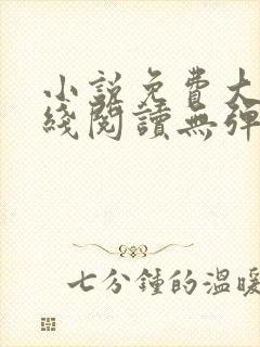 小说免费大全在线阅读无弹窗