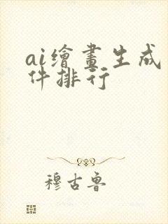 ai绘画生成软件排行