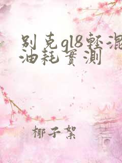 别克gl8轻混油耗实测