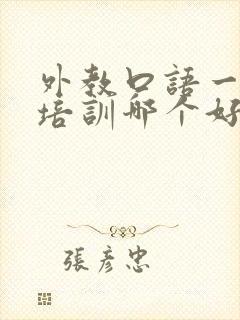 外教口语一对一培训哪个好