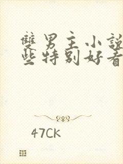 双男主小说有哪些特别好看的甜文