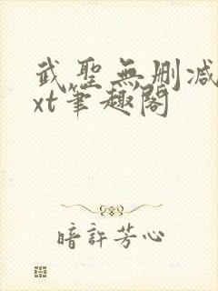 武圣无删减版txt笔趣阁