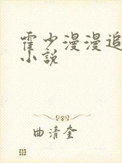 霍少漫漫追妻路小说