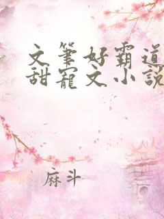 文笔好霸道总裁甜宠文小说