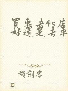 买车去4s店买好还是去车行买好