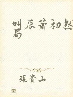 叫辰萧初然大结局