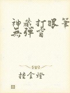 神藏打眼笔趣阁无弹窗