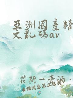 亚洲国产精彩中文乱码av