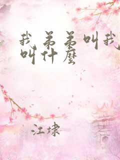 我弟弟叫我儿子叫什么