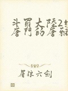 斗罗大陆2绝世唐门的唐雅