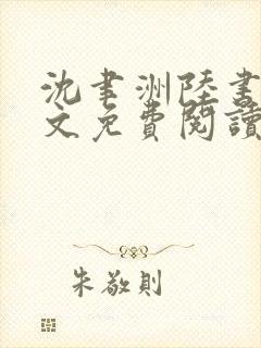 沈聿洲陆书苒全文免费阅读最新章节