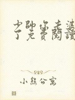 少帅你老婆又跑了免费阅读全文正版