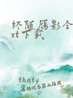 终随雁影全本txt下载