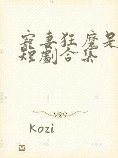 宠妻狂魔是霍少短剧合集