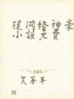 从网络神豪开始小说免费
