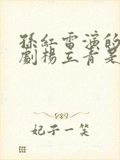 孙红雷演的电视剧杨立青是什么名字