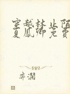 穿越林止陌皇后夏凤卿免费阅读