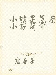 小明是怎么死的小说简介