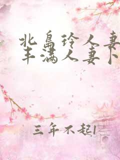 北岛玲人妻味道丰满人妻卜