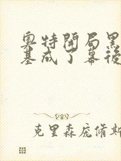 奥特开局黑暗扎基成了幕后黑手