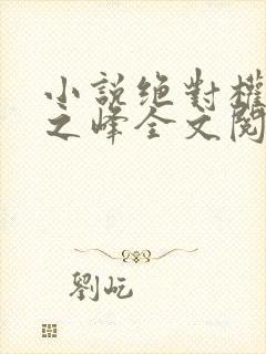 小说绝对权力关之峰全文阅读无弹窗