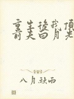 重生后我顶替了前夫白月光说九九月