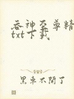 吞神至尊精校版txt下载