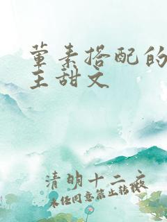 荤素搭配的双男主甜文