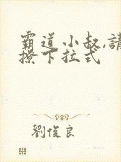 霸道小叔,请轻撩下拉式