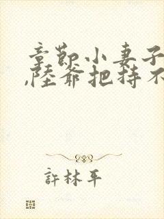 章节小妻子太凶,陆爷把持不住了