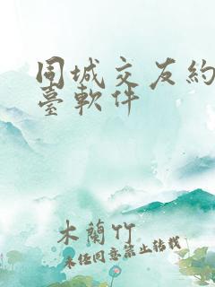 同城交友约会平台软件