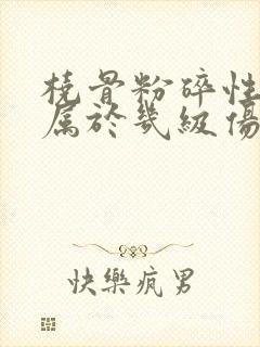 桡骨粉碎性骨折属于几级伤残