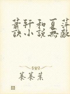 萧轩和夏萍龙凤诀小说无敌神医全文免费阅读