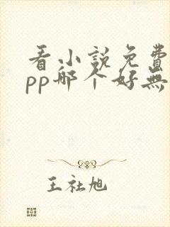 看小说免费的app哪个好无广告