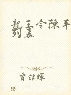 龙王令陈平章节列表