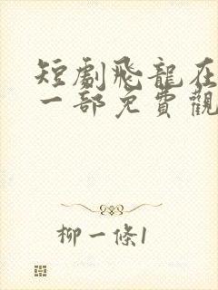 短剧飞龙在天第一部免费观看全集