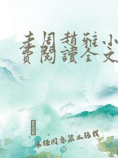 老周赵雅小说免费阅读全文