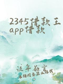 2345借款王app借款