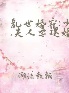 乱世婚宠:少帅,夫人要退婚