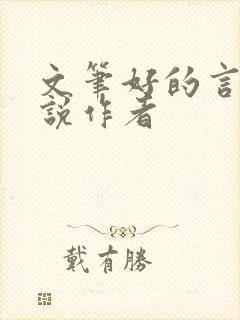 文笔好的言情小说作者
