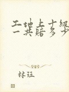 工地上十级伤残一共赔多少钱