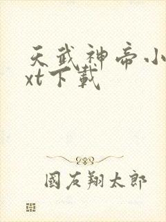 天武神帝小说txt下载